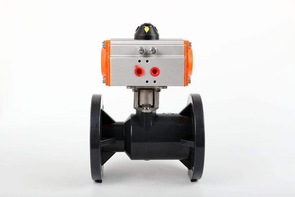 肇州气动法兰一体球阀